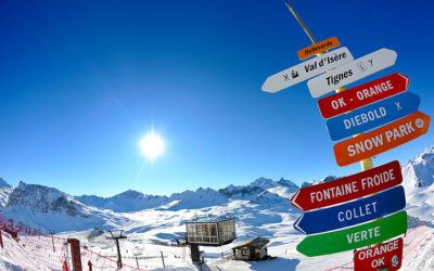 Val d'Isere and Tignes make up the Espace Killy ski area in France