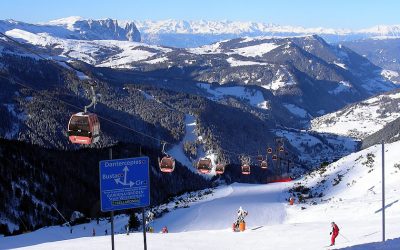 Val Gardena skiing
