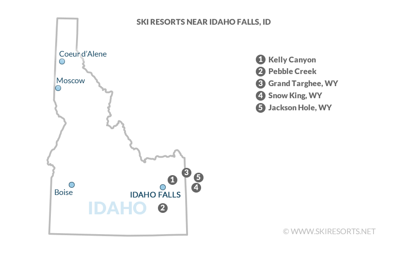 Ski resorts near Idaho Falls, ID
