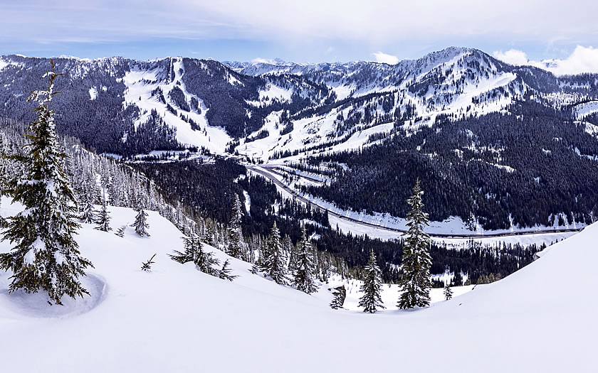 Stevens Pass ski are in Washington