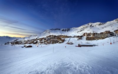 Val Thorens in the evening light