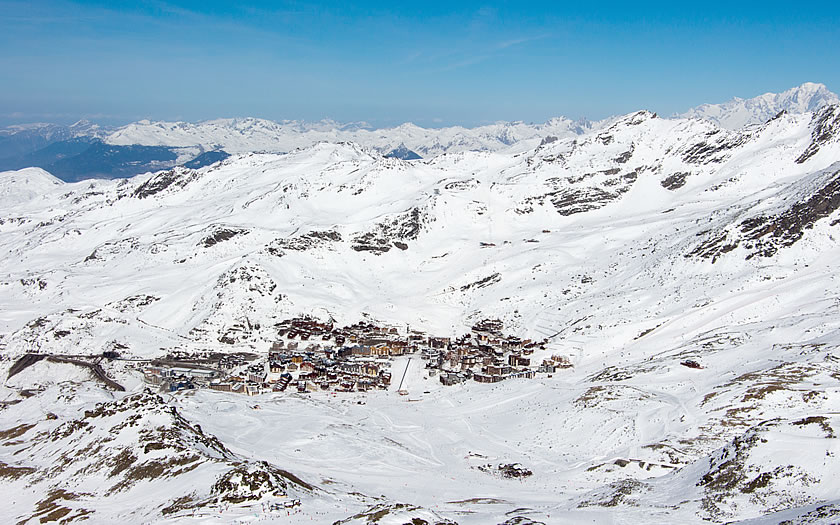 Val Thorens ski resort in France