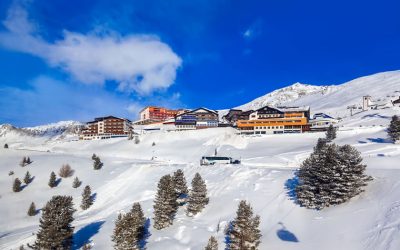 Hochgurgl ski resort in Austria